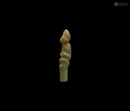 Western Asiatic Bone Pin Finial