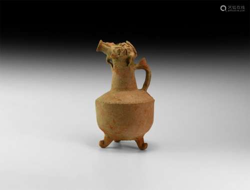 Western Asiatic Amlash Jug with Animal Head