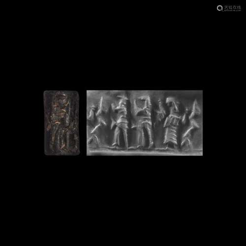 Old Babylonian Provincial Style Cylinder Seal with