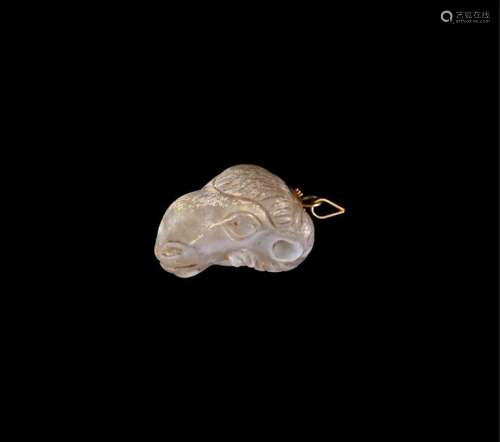 Western Asiatic Ram's Head Amulet