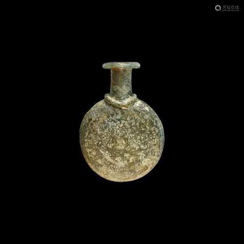 Byzantine Glass Pilgrim's Flask