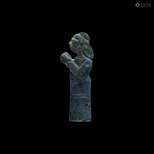 Neo-Babylonian Lapis Lazuli Figure