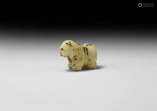 Western Asiatic Marble Lion Amulet