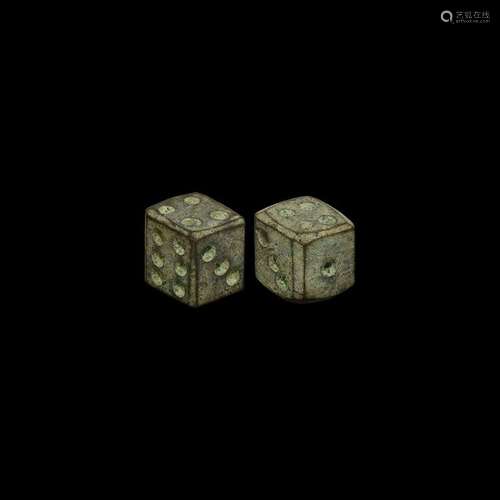 Roman Dice Pair