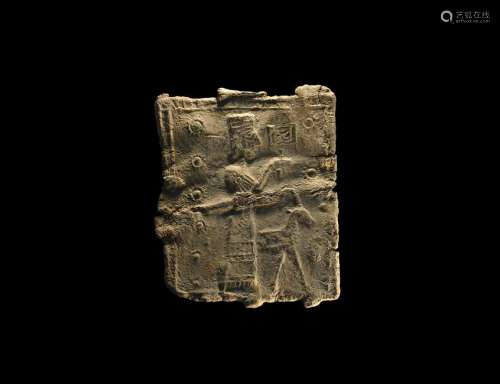 Hittite Plaque with Figure of a God