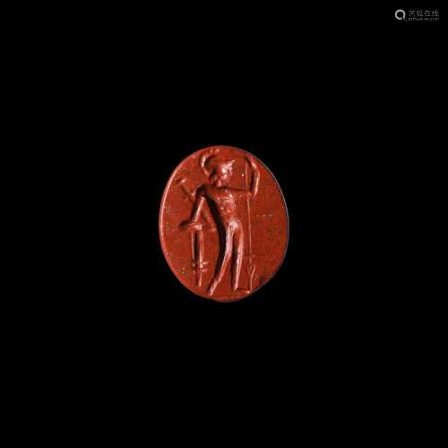 Roman Mars Intaglio Gemstone