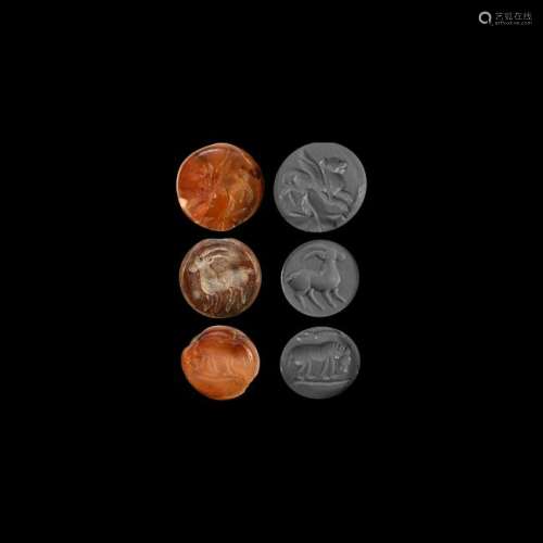 Western Asiatic Sassanian Stamp Seal Collection