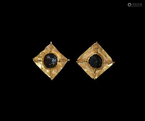 Roman Gold Mount Pair