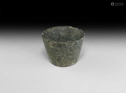 Western Asiatic Bactrian Stone Mortar