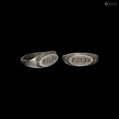 Roman Silver FELIX Ring