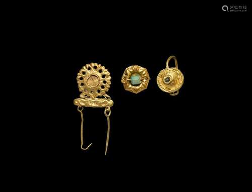 Roman Gold Earring and Mount Group