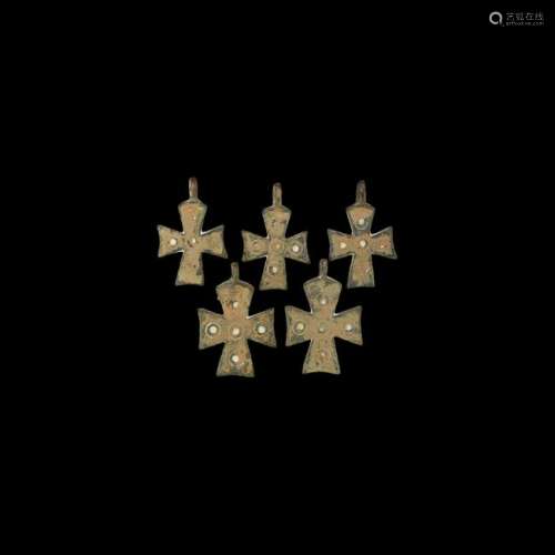 Byzantine Cross Pendant Group