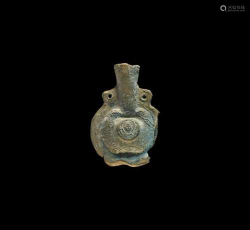 Byzantine Pilgrim's Holy Water Ampulla