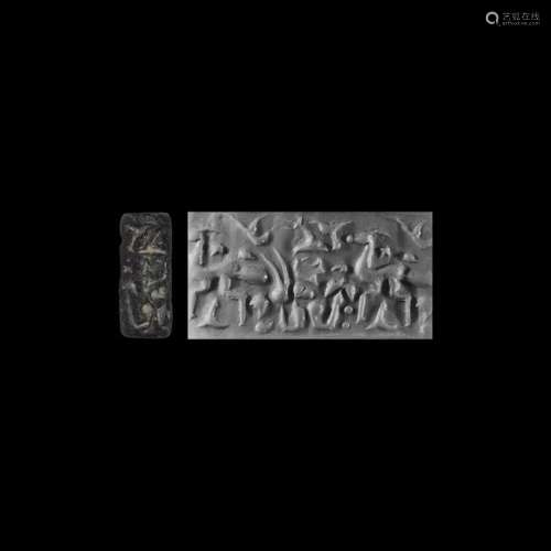 Western Asiatic Cylinder Seal with Animals