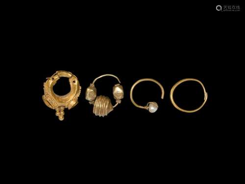 Western Asiatic Gold Earring Group