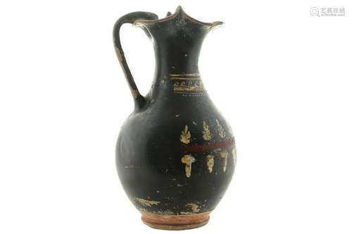 EARLY GREEK POTTERY EWER, CIRCA 500 B.C.