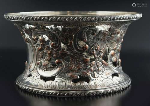 GEORGE III PERIOD SHEFFIELD PLATED POTATO RING