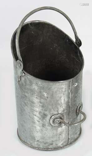 PAIR OF ZINC COAL BUCKETS