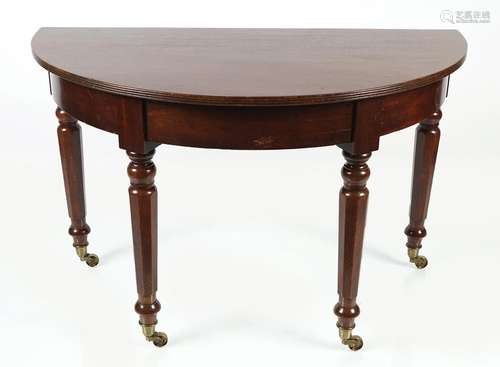 PAIR OF REGENCY PERIOD MAHOGANY SIDE TABLES