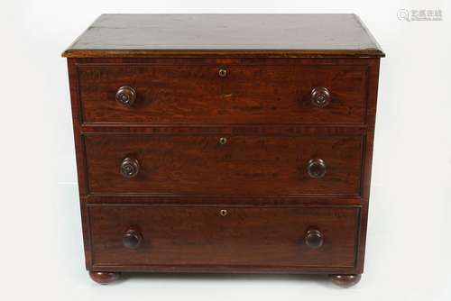 REGENCY PERIOD MAHOGANY CHEST