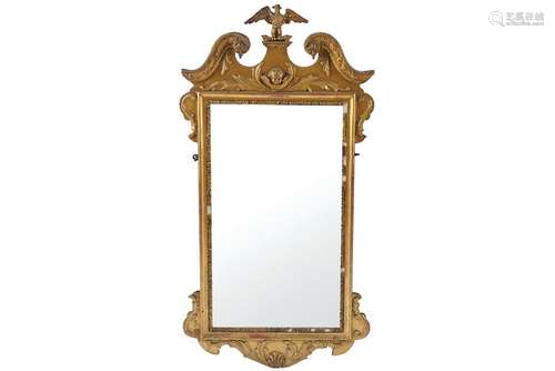 GEORGE III PERIOD GILT FRAMED PIER MIRROR