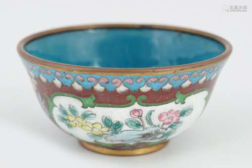 CHINESE CLOISONNE ENAMELLED BOWL