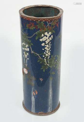 CHINESE CLOISONNÃ ENAMELLED STICK STAND