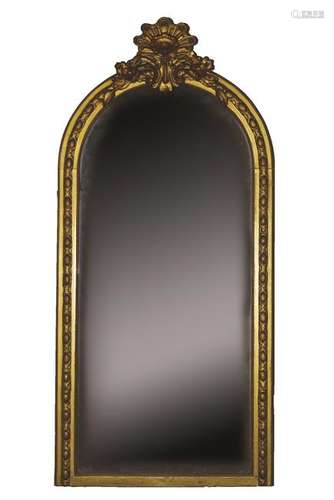 19TH-CENTURY GILT FRAMED PIER MIRROR