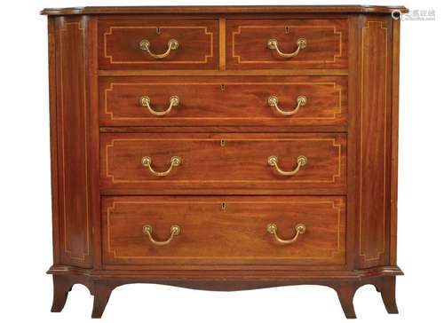 EDWARDIAN PERIOD MAHOGANY CHEST