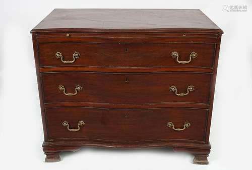 GEORGE III SERPENTINE CHEST