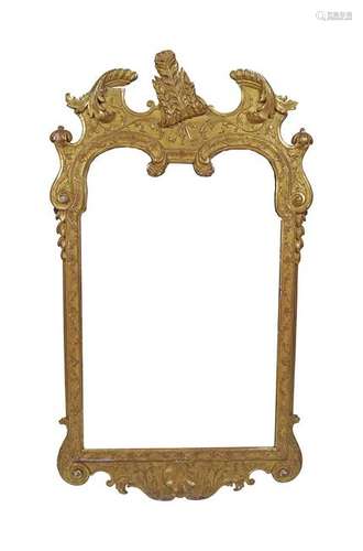 19TH-CENTURY CARVED GILT WOOD FRAMED PIER MIRROR