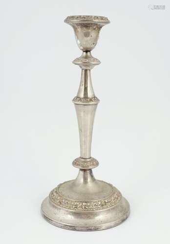 SHEFFIELD SILVER PLATED CANDLESTICK