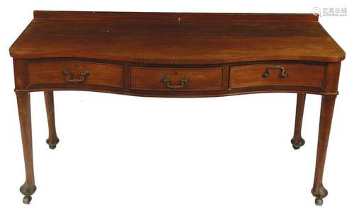 19TH-CENTURY MAHOGANY HALL TABLE