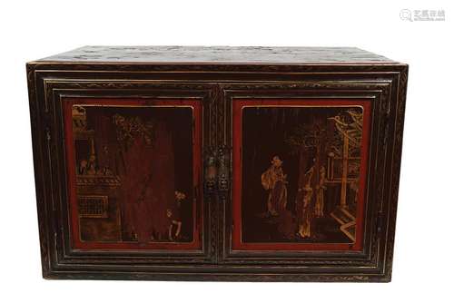 CHINESE LACQUERED CABINET