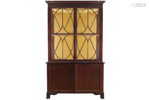 EDWARDIAN PERIOD DISPLAY CABINET