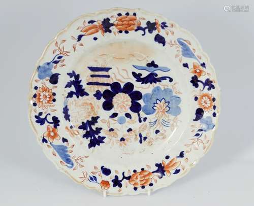 19TH-CENTURY MASON'S IRONSTONE PLATE