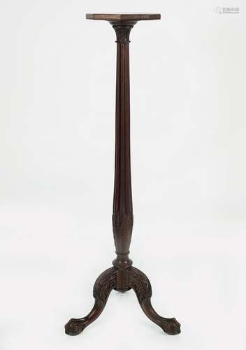 19TH-CENTURY MAHOGANY TORCHERE