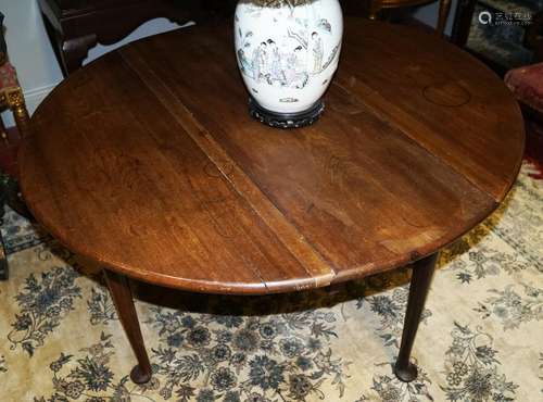 GEORGE II PERIOD MAHOGANY GATE LEG TABLE