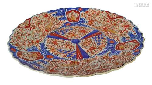 PAIR OF LARGE  JAPANESE IMARI CHARGERS