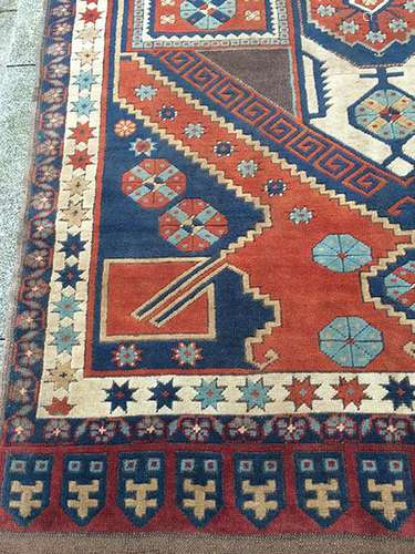 CAUCASIAN RUG, CIRCA 1900