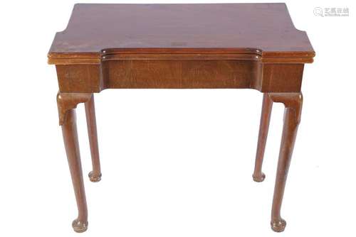 GEORGE II PERIOD WALNUT GAMES TABLE