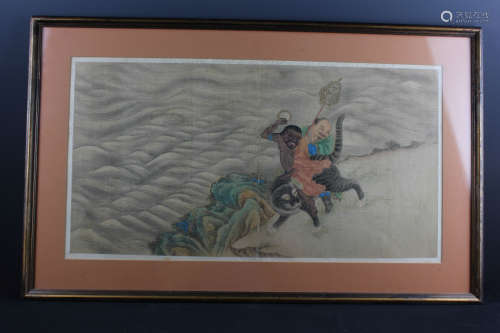 A Fine Chinese Painting Figure of Luohan Volum 3