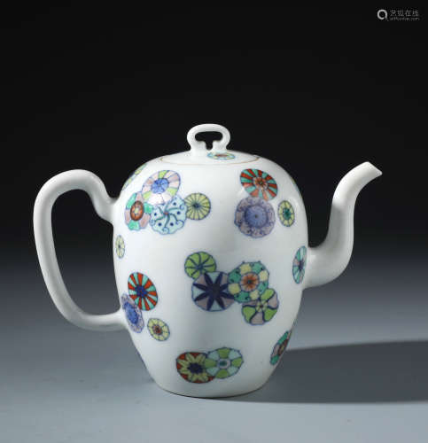 A Rare Chinese Famille Rose Teapot