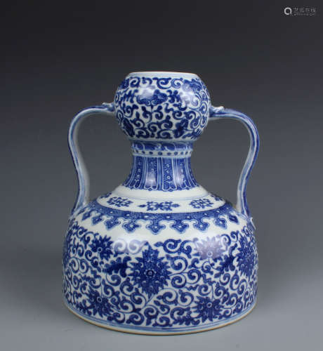 A Chinese Blue and White Jar, Period of Qian Long