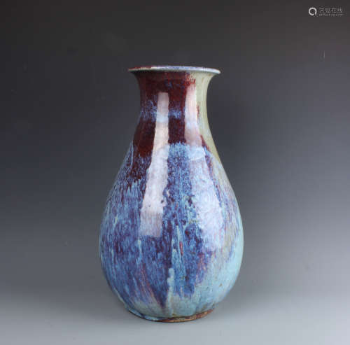 A 'Shiwan' Gourd Vase Qing Dynasty