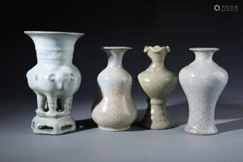 Four Fine Chinese Porcelain Vessels(4PCS)