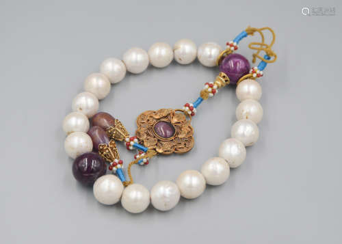 A Chinese Pearl Prayers Beads