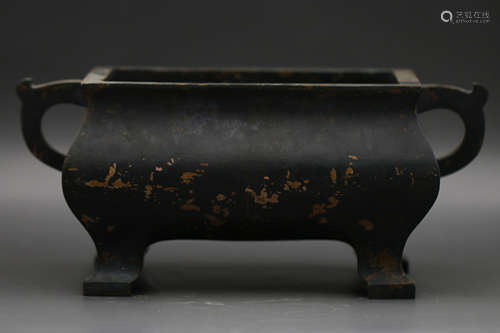 A Chinese Bronze Incense Burner