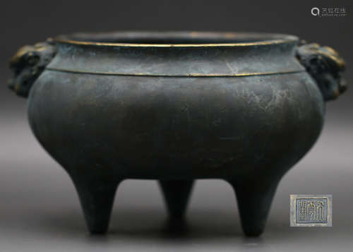 A Chinese Bronze Incense Burner