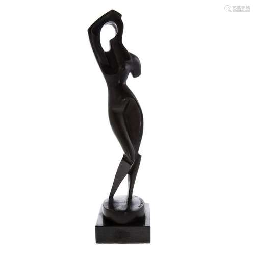 Alexander Archipenko,  Abstract Female Form,Bronze